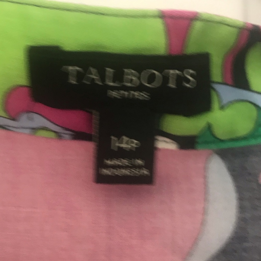 Talbots Multi Color Blouse - Picture 4 of 6